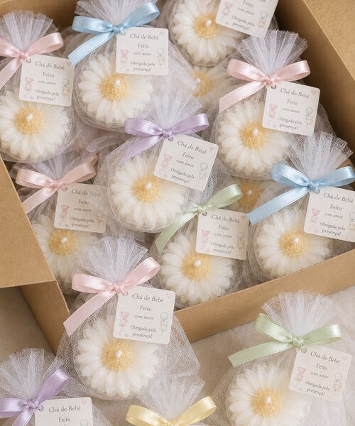 Kit 60un Velas aromáticas Margarida - 155794